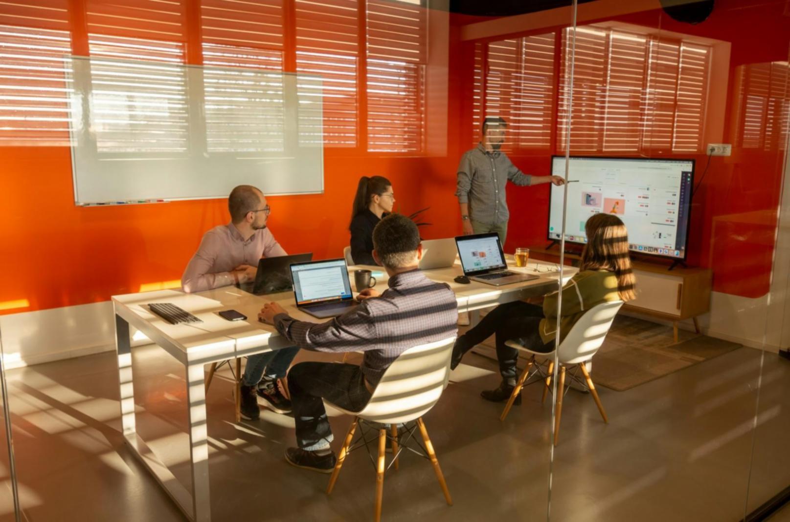 Entrepreneurs working together on business finance fundamentals and cash flow planning